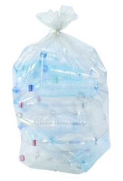 SAC POUBELLE 110L SUPERTENE VEGETAL DECHETS MOYENS TRANSPARENT X250