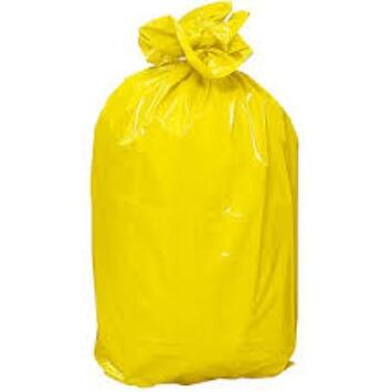 SAC POUBELLE 110L SUPERTENE VEGETAL DECHETS MOYENS JAUNE X200