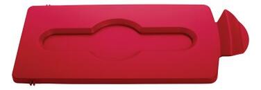 COUVERCLE FERME ROUGE POUR POUBELLE SLIM JIM