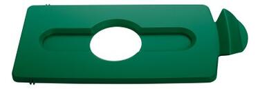 COUVERCLE INSERT BOUTEILLES / CANNETTES VERT POUR POUBELLE SLIM JIM