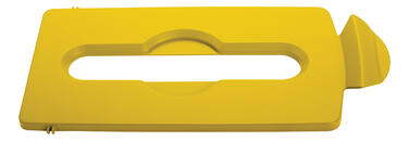 COUVERCLE FENTE JAUNE POUR POUBELLE SLIM JIM