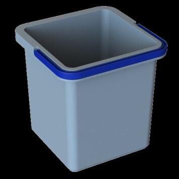 SEAU 6L GRIS / BLEU KUBI PRO