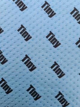 LAVETTE NON TISSEE MICROFIBRE TINY 33X36CM BLEU ECOLABEL NS X10