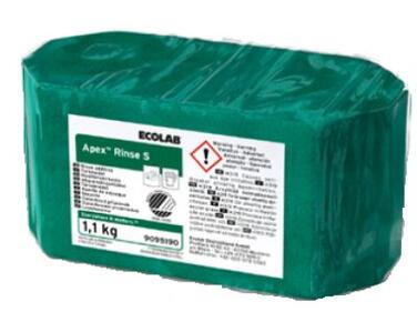 ADDITIF DE RINCAGE CONCENTRE TOUTES EAUX APEX RINSE S 1,1KG ECOLABEL NS X2
