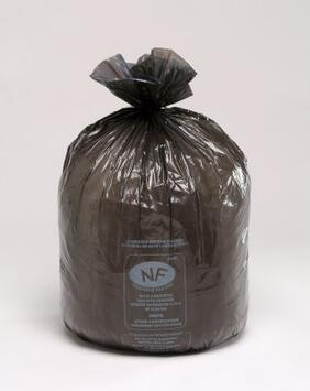 SAC POUBELLE 110L BASSE DENSITE DECHETS LOURDS NF NOIR X100