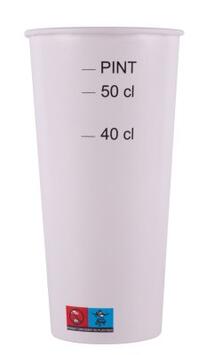 GOBELET CARTON 65CL BLANC X1000