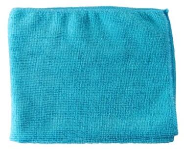 LAVETTE BOUCLEE MICROFIBRE MULTI USAGES 32X36CM BLEU X10