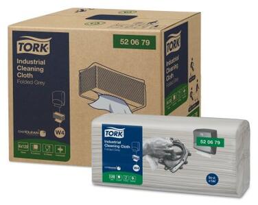 LAVETTE NON TISSEE TORK W4 GRIS BOITE DE 120 FORMATS X4