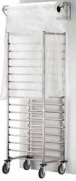 HOUSSE ÉCHELLE POLYÉTHYLÈNE HAUTE DENSITÉ 12µ GN 2/1 740X1800MM TRANSPARENT X300