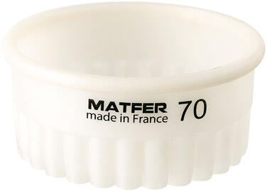 EXOGLASS DÉCOUPOIR CANNELÉ 9 CM