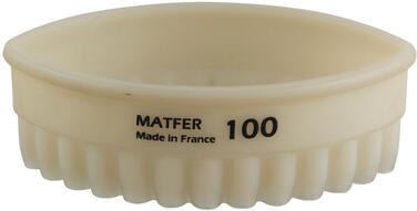 EXOGLASS DÉCOUPOIR OVALE CANNELÉ 10X6 CM