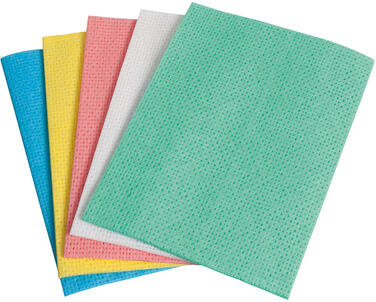 LAVETTE NON TISSEE USAGE COURT 35X50CM VERT X25