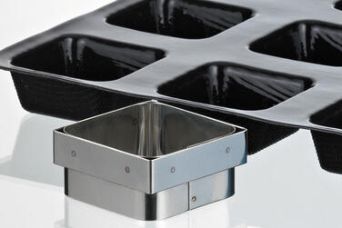 DÉCOUPOIR SAVARIN CARRÉ INOX 5.6 CM POUR FLEXIPAN 336134