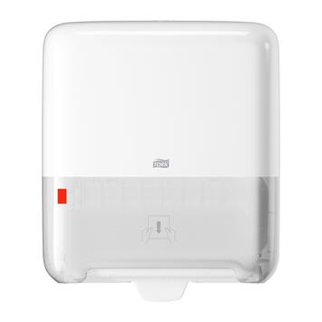 DISTRIBUTEUR D’ESSUIE-MAINS ROULEAUX TORK MATIC® H1 BLANC