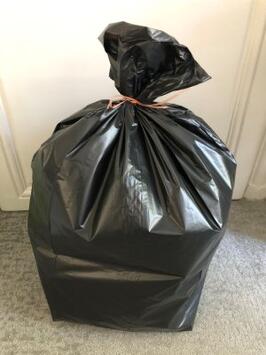 SAC POUBELLE 100L BASSE DENSITE DECHETS MOYENS NOIR X200