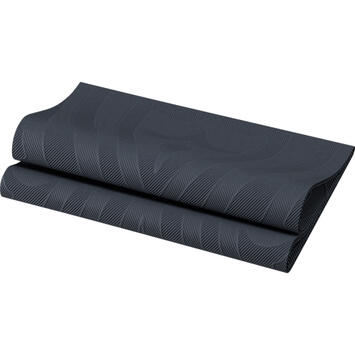 SERVIETTE 40X40CM NON TISSÉ ELEGANCE LILY NOIRE X240