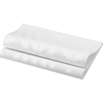 SERVIETTE 48X48CM NON TISSÉ ELEGANCE LILY BLANC X240