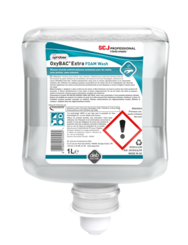 SAVON ANTIMICROBIEN MOUSSE OXYBAC® EXTRA FOAM WASH CARTOUCHE 2L X4