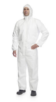 COMBINAISON À CAGOULE PROSHIELD® 20 FERMETURE ZIPÉE TAILLE M BLANC X50