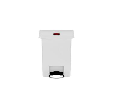 POUBELLE A PEDALE SLIM JIM STEP ON 30L MODELE LARGE RESINE BLANC