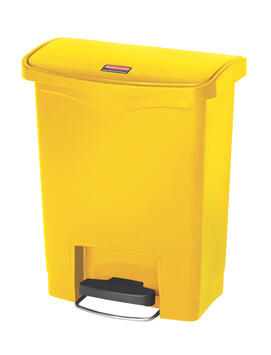 POUBELLE A PEDALE SLIM JIM STEP ON 30L MODELE LARGE RESINE JAUNE