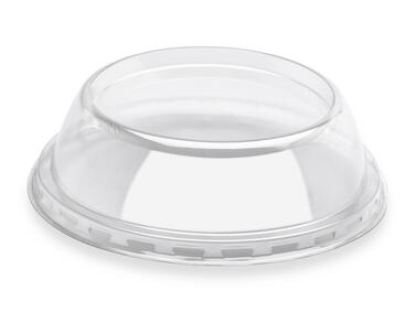 COUVERCLE APET HAUT CRISTAL POUR POT SERVIPACK Ø95MM X1600