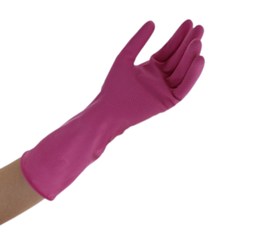 GANT MÉNAGE LATEX ROSE TAILLE L X1 PAIRE