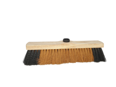 BALAI 38CM DOUILLE DROITE FIBRES COCO RENFORT MOUSTACHE