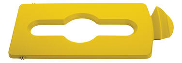 COUVERCLE POUR DECHETS RECYCLABLES JAUNE POUR POUBELLE SLIM JIM