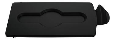 COUVERCLE FERME NOIR POUR POUBELLE SLIM JIM