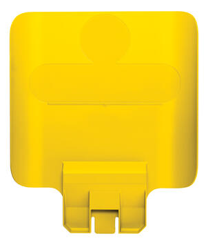 PANNEAU POUR STATION RECYCLAGE SLIM JIM JAUNE