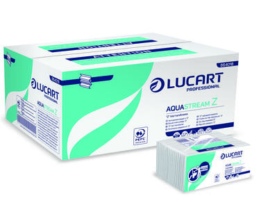 ESSUIE-MAINS PLIÉS EN Z AQUASTREAM BLANC 23X23.5CM 242 FORMATS 2 PLIS ECOLABEL X15