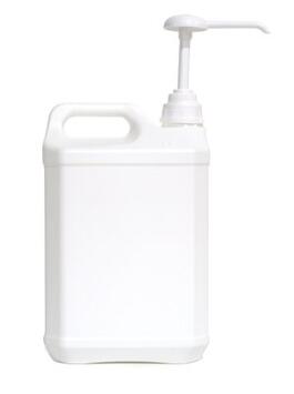 POMPE POUR BIDON 5L BLANCHE 42MM DOSE 20ML MARQUEE