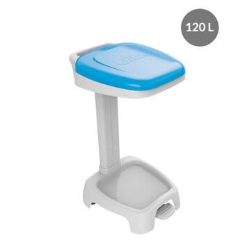 SUPPORT SAC 120L BLANC / BLEU