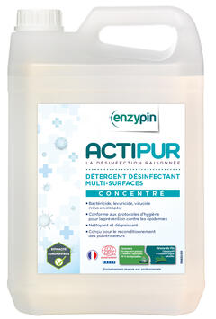 DETERGENT DESINFECTANT MULTI SURFACES CONCENTRE ACTIPUR ECOCERT 5L