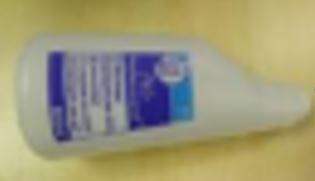 PULVE + FLACON SERIGRAPHIE DETERGENT CONC. C1 VIDE 600ML