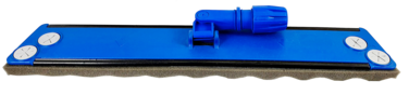 BALAI TRAPEZE 60CM BLEU SEMELLE MOUSSE ET PASTILLES FIXATION