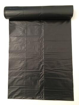 SAC POUBELLE 130L HAUTE DENSITE DECHETS LEGERS NOIR X200