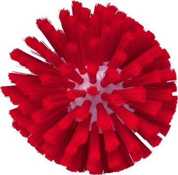 BROSSE CYLINDRIQUE ALIMENTAIRE DIAMETRE 175MM FIBRE MEDIUM ROUGE