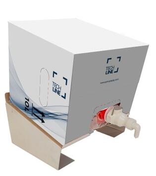 SUPPORT INOX POUR CARTON BIB 10L