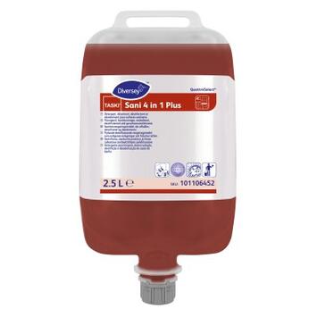 DETARTRANT DESINFECTANT SANITAIRES TASKI SANI 4 IN 1 PLUS 2X2,5L