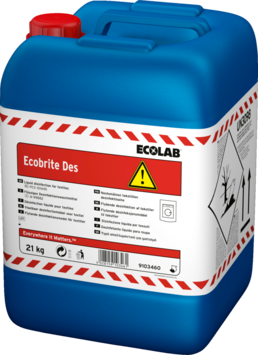AGENT BLANCHIMENT DESINFECTANT ECOBRITE DES 21KG