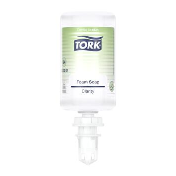 SAVON MOUSSE TORK® PREMIUM S4 LIMPIDE CARTOUCHE 1L X6
