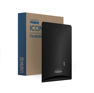 FAÇADE DISTRIBUTEUR AUTOMATIQUE MOUSSE/GEL ICON™ MOSAÏQUE NOIRE X1