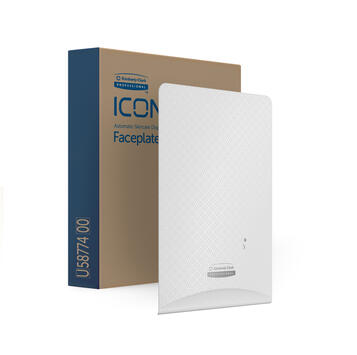 FAÇADE DISTRIBUTEUR AUTOMATIQUE MOUSSE/GEL ICON™ MOSAÏQUE BLANCHE X1