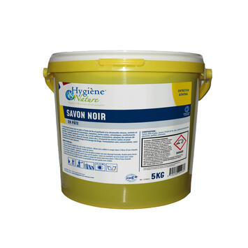 SAVON NOIR EN PATE HUILE DE LIN PARFUM CITRONNELLE 5KG