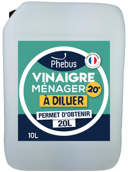 VINAIGRE MENAGER ULTRA CONCENTRE 20° 10L