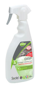 DETERGENT DESINFECTANT SANS RINCAGE DRF ECOCERT 750ML