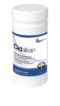 LINGETTES NETTOYANTES DESINFECTANTES SURFACES-DM CIDALKAN X200