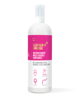 NETTOYANT SANITAIRES PROBIOTIQUE PARFUME GLOBALWAY + ORIGINAL 1L